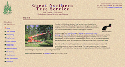 Desktop Screenshot of greatnortherntreeservice.com